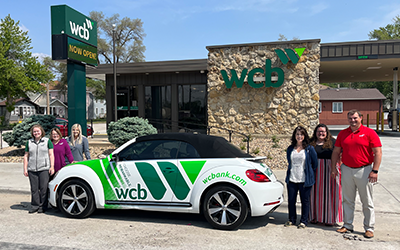 WCB recently opened a new branch in Missouri Valley, Iowa. The ribbon cutting ceremony is planned for June 12.